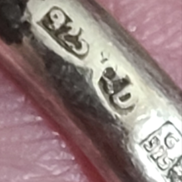 Vintage 925 European Amber Ring Sz 5.25 Poland Sterling Silver Huge Stone - Picture 8 of 14